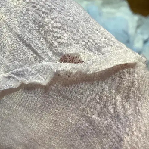 Beachy Blue white embroidery maxi midi skirt