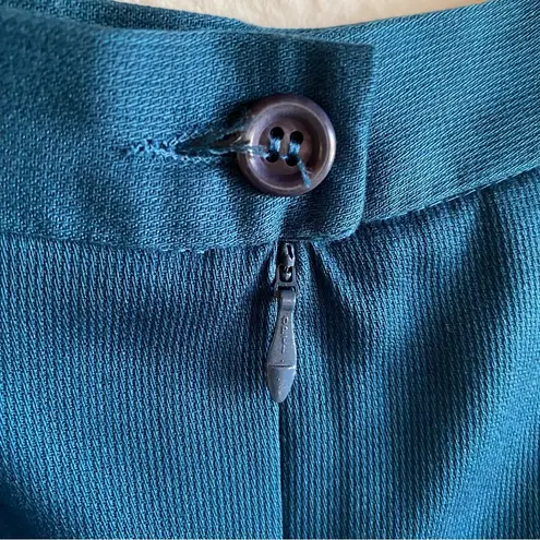 Pendleton Vintage Turquoise Pencil Skirt EVC - with pockets! Size 10