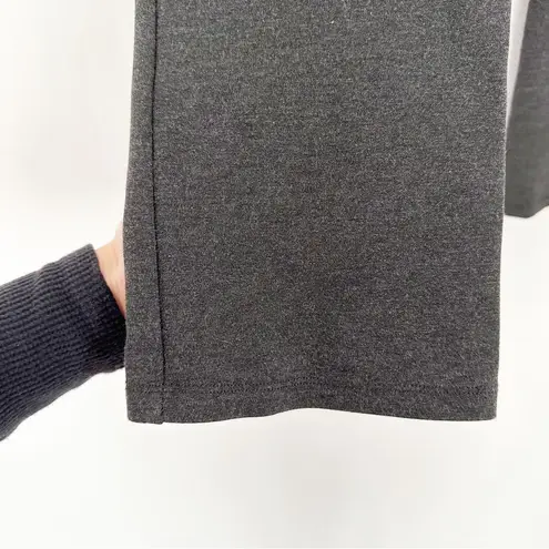 Betabrand Straight-Leg Dress Pant Yoga Pants – Charcoal Gray, Small Petite