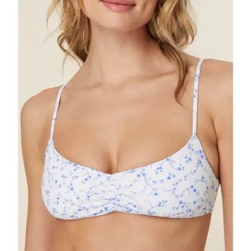 ANDIE Swim The Symi Bikini Top Blue Ditsy Bloom Size XXXL, NEW WITH TAG