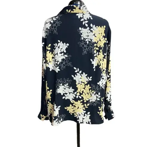 Emma James Women’s Floral Long Sleeve Top Size 22W