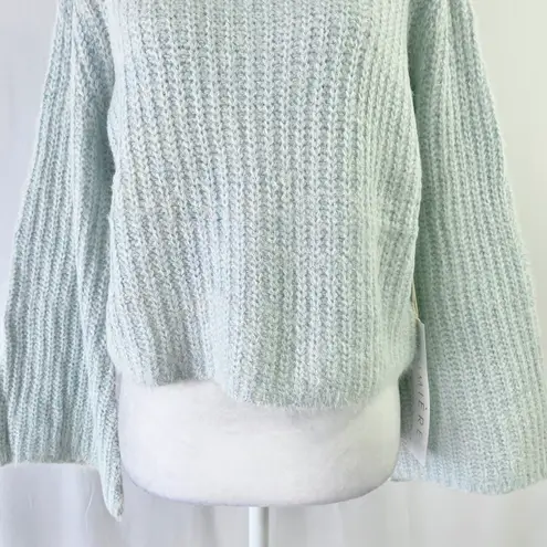 Lumière New  Bell Sleeve Sweater Light Blue