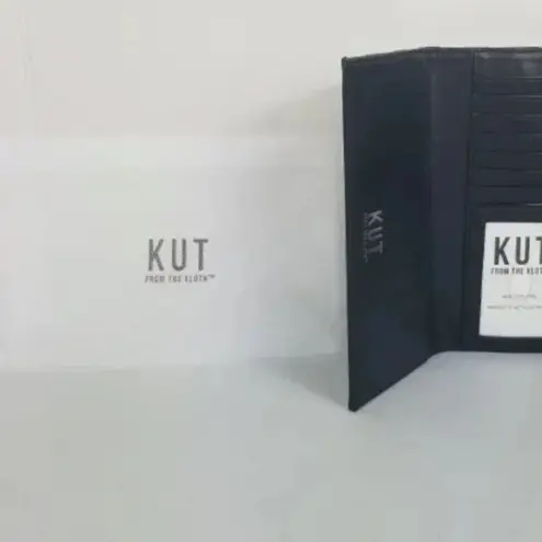 Kut From The Kloth  Slim Water Resistant Striped Wallet.