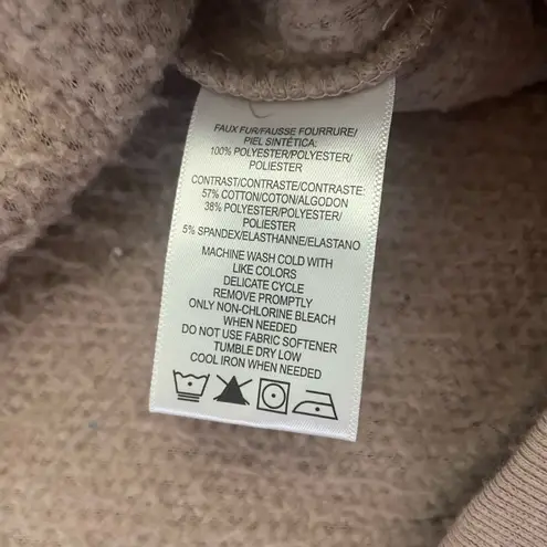 Marc New York (MNY) Teddy Bear Sherpa Faux Fur Zip-Up Hoodie Sweatshirt