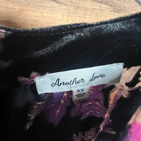 Another Love XS long sleeve top Black