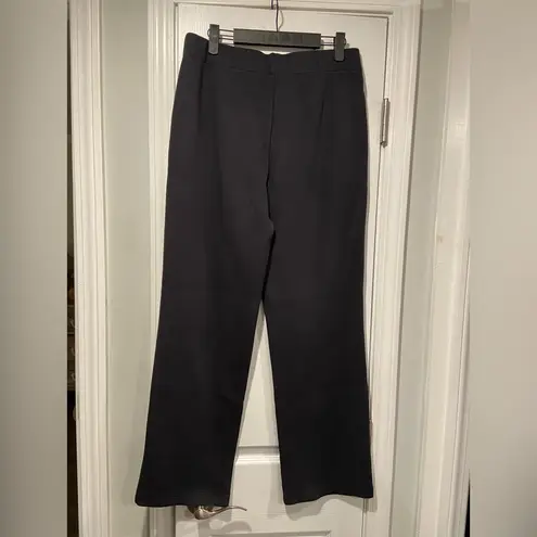 L.L. Bean Size M Black Elastic Waist Pull Soft Stretchy Wide Leg Lounge Pants Size M