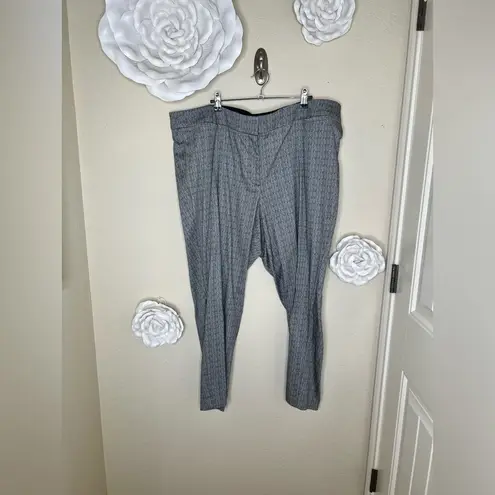 Lane Bryant NWT: The Allie Gray with Black & White Blended Textured Pants Sz 26R - Image 2