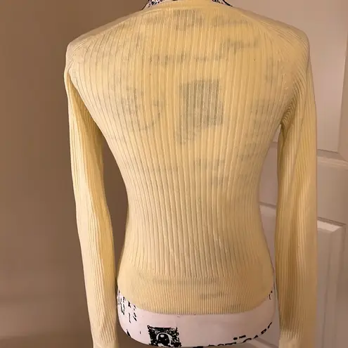 Energie vintage acrylic cablestitch ribknit sweater Size small