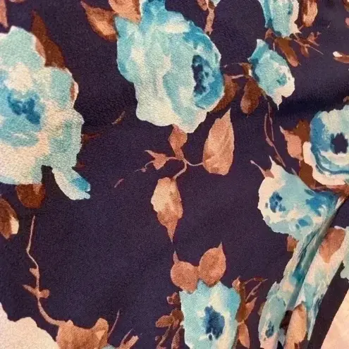 Altar'd State Altar’d State‎ navy blue flower dress Woman’s size L large Lined Summer short