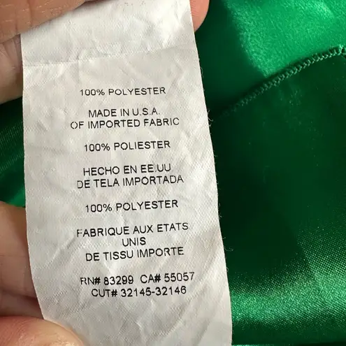 Wicked 2 Satin Tops Nicole Miller NY Pink & Green Blouse Small Jewel Tone