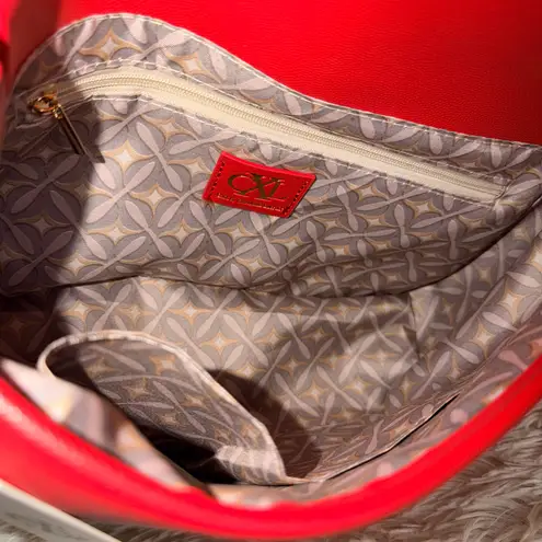 Christian LaCroix ‘Karen’ Caviar Vivid Red Shoulder Bag