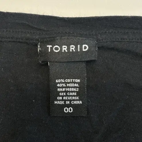  Skull Rock N Roll Forever Goth Black Short Sleeve T Shirt M/L (Torrid 00) - Image 3