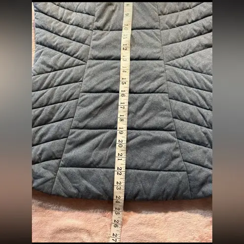 Calia by Carrieā Underwood Asymmetrical Zip Quilted Puffer Vest Gray Sz Xsmall