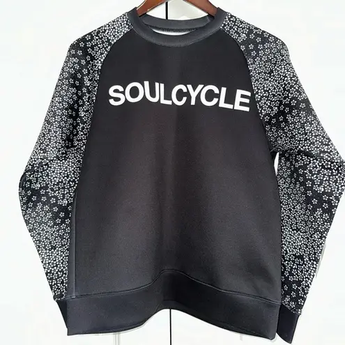 SoulCycle Crew Neck Floral Longsleeve Athletic Sweater S NWOT
