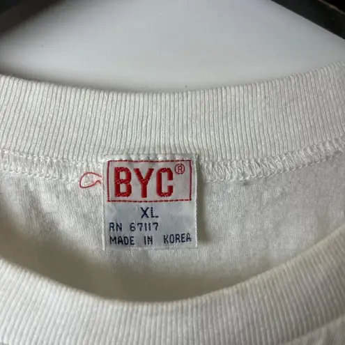 California T Shirt Vintage 90s White Large L Graphic Tee