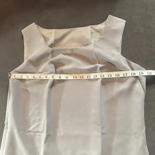 Women’s Gray 3 Piece Chiffon Formal Mother of the Bride Suit Set Size 14 NEW