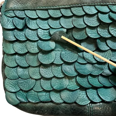 Cowboysbag Amsterdam Forest Green Layered Flaps Leather Crossbody.