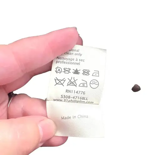 3.1 Phillip Lim Shift Dress Short Sleeve 3D Flower Neckline Brown Size US 10