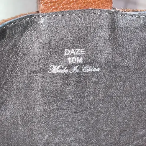 Donald Pliner Daze Western Ankle Boot Women Size 10M Country Boho Cowgirl Preppy Brown