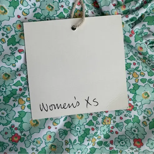 NEW Serendipity by Shrimp & Grits Christine Floral One Piece Swimsuit XS Green