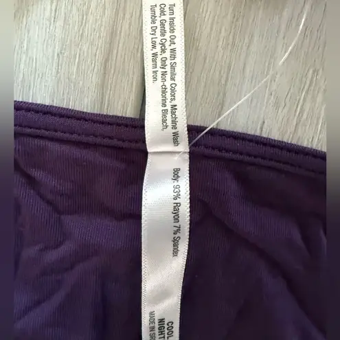 Soma Cool Nights Short Sleeve Sleepshirt Purple Medium NWT IN PACKAGE