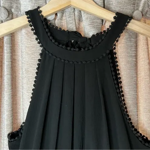 Black Pom Pom Trim Cinched Waist High - Image 4