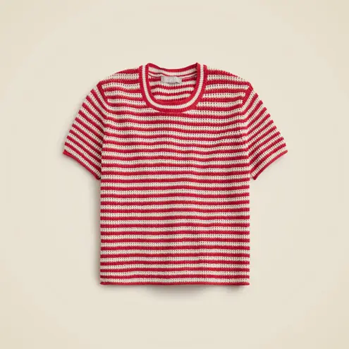 $98 New J Crew Linen Crewneck T