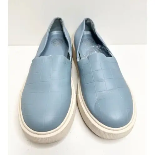 Vince Camuto  Slip On Sneakers Platform Leather Casual Blue Shoes Size 7