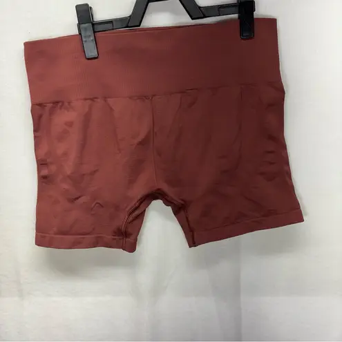 Gymshark ‎ Women's Bike Shorts - Rust Red thumbnail 4