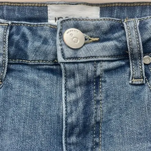 Insane Gene Distressed Denim Bermuda Shorts Women’s Size Small Cutoff Jorts Blue