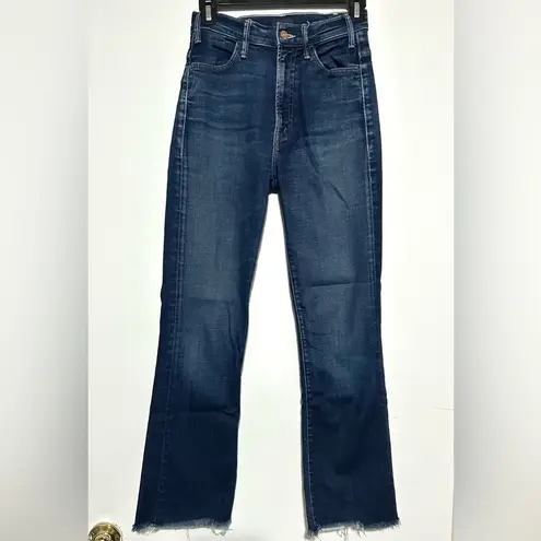 Mother The Hustler Ankle Fray Jean in Bombay Lost And Found 24 Blue - Image 6