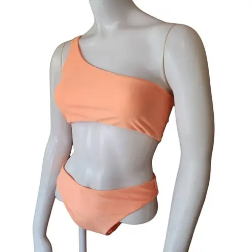 SheIn HP!  Orange One Shoulder Bikini (S)