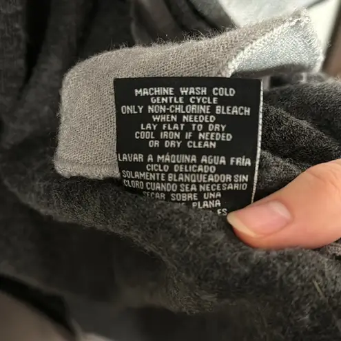 Blanc Noir BNCI grey bicolor wool blend longline cardigan size S Gray