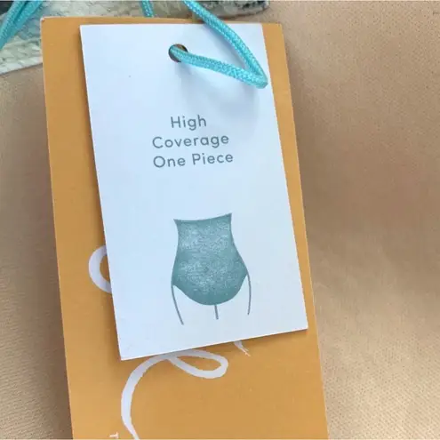 Kona Sol ™ Pique Bandeau High Coverage One Piece Swimsuit Tropical Size Small