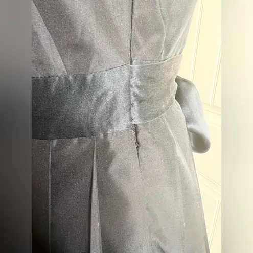 The Limited NTM: Empire Waist Pleated Accordion Skirt Black Midi Dress Sz 10