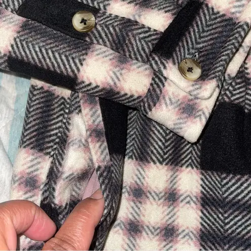 Stylish WoodRose Sherpa jacket Black Size M