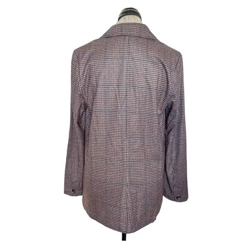 Sanctuary  Womens Blazer Jacket Size Small Dark Academia Plaid Preppy Professor