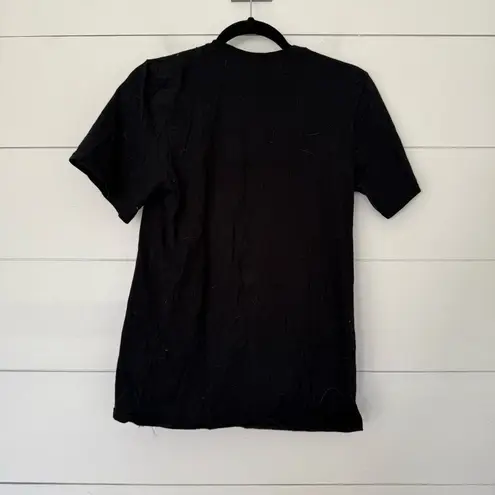 Stranger Things Adult Small Black Logo Graphic Tee