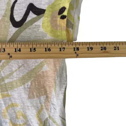 Rachel Zoe  Women's Size Small Pastel Floral 100%‎ Linen Top