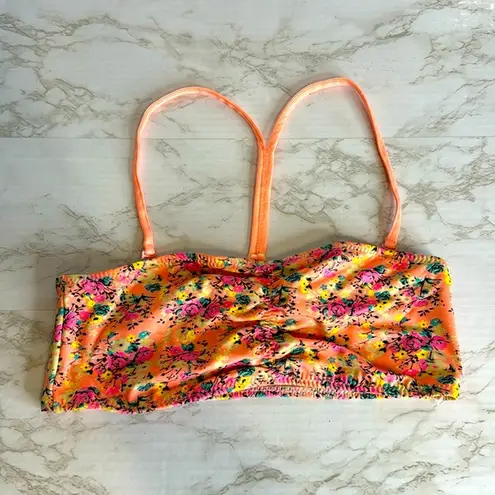 Tilly's Tilly’s Y2K colorful floral swim bikini halter top size medium