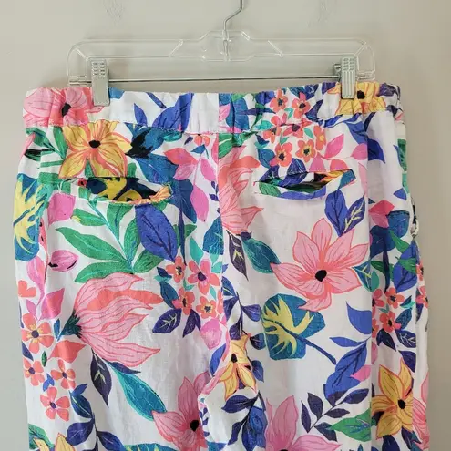 C&C California  Floral Linen Pants