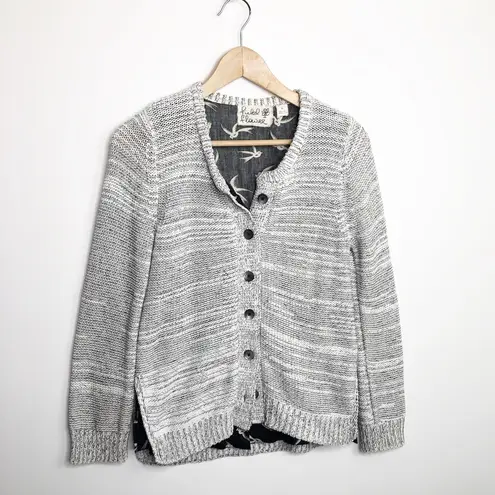 Anthropologie 𝅺 Field, flower, shirting cardigan