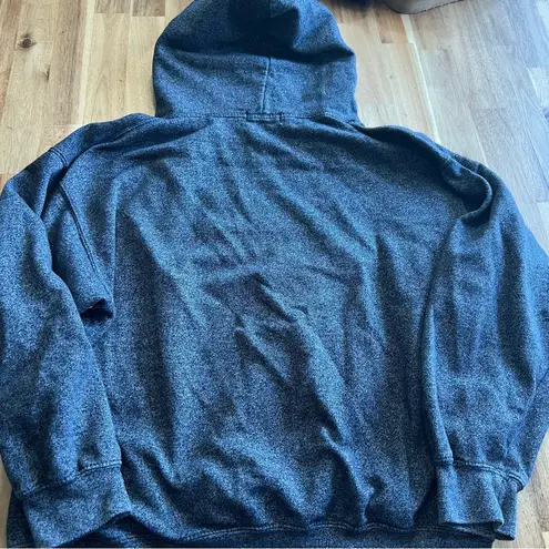 Lost Lake Graphic Hoodie Pullover Sweatshirt Gray Size Large
