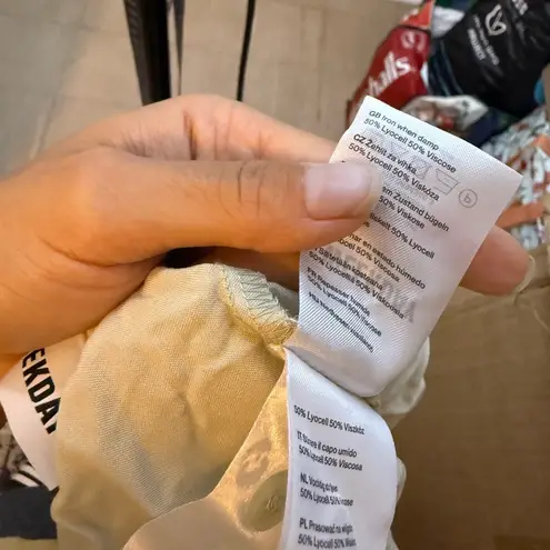 Weekday Cool Beige Filippa Blouse