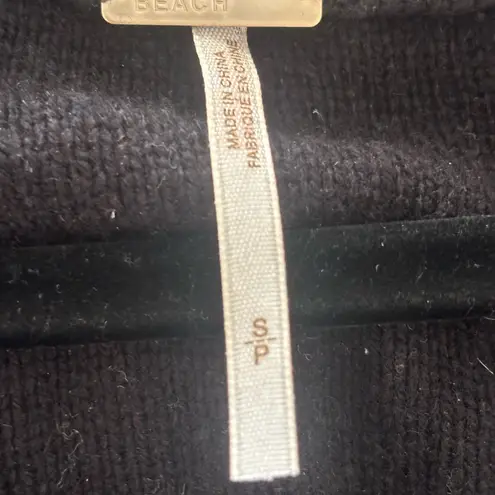 FP Beach Elegant Colorblock Crew Neck Sweater - Black, Red, and Cream