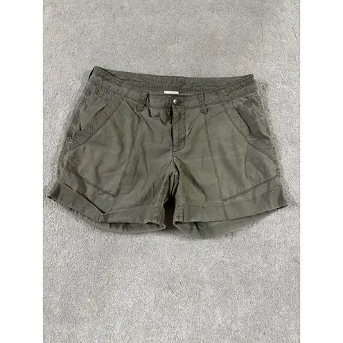 Mountain Hardwear  Green Hiking Outdoor Camping Shorts Women's Sz‎ 2