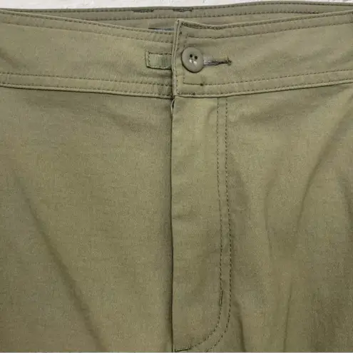 prAna Halle Pant Plus II 22W Olive ReZion Stretch Hiking Outdoor Pants NWOT