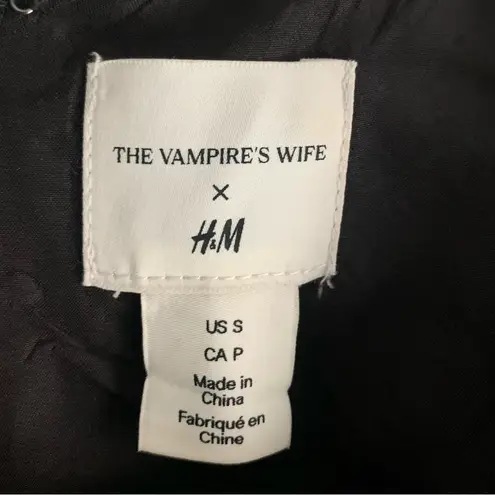 The Vampire's Wife Mystique Dress by H&M Black Silver Sz Small