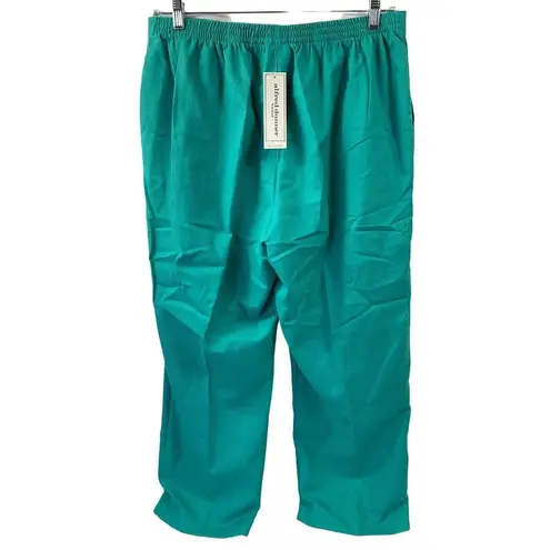 Alfred Dunner Women's Turquoise Pants