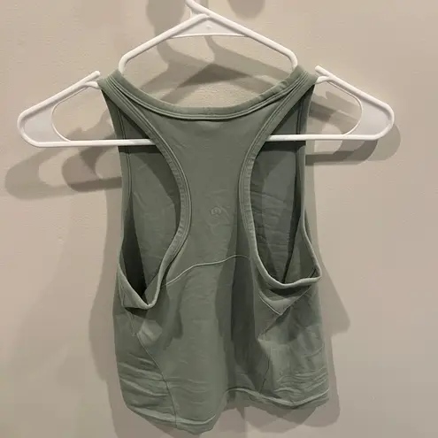 Lululemon  Align Waist-Length Racerback Tank Top Size 8 in Green - Image 3